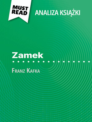 cover image of Zamek książka Franz Kafka (Analiza książki)